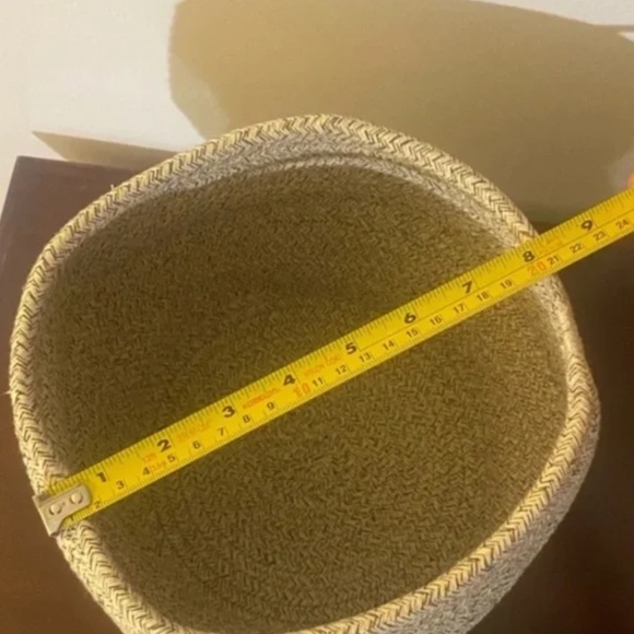 ❤️ Urban Outfitters Rope Basket belly natural cream Storage - Picture 2 of 7